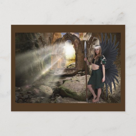 Angel "Gaurdian" Postkarte (Vorderseite)