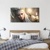 Angel Gazing Leinwanddruck (Insitu (Schlafzimmer))