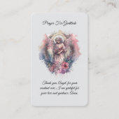 Angel Gebet für die Dankopfkarte Visitenkarte (Vorderseite)