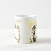 Angel Gebet Golden Light Liebe Zitat Geschenk Kaffeetasse (Mittel)