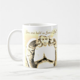 Angel Gebet Golden Light Liebe Zitat Geschenk Kaffeetasse
