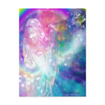 Angel Gebet Weltfrieden Schöne Wasserfarbe