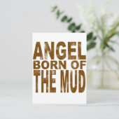 Angel Geboren des Muds Postkarte (Stehend Vorderseite)