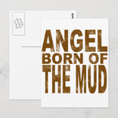 Angel Geboren des Muds Postkarte (Vorne/Hinten)