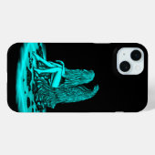 Angel , gedankenverloren , schwarz und grün Case-Mate iPhone hülle (Rückseite (Horizontal))