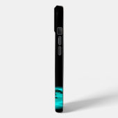 Angel , gedankenverloren , schwarz und grün Case-Mate iPhone hülle (Rückseite / Links)