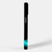 Angel , gedankenverloren , schwarz und grün Case-Mate iPhone hülle (Rückseite / Rechts)