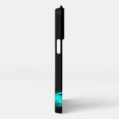 Angel , gedankenverloren , schwarz und grün iPhone hülle (Rechte Seite)