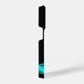 Angel , gedankenverloren , schwarz und grün iPhone hülle (Rechte Seite)