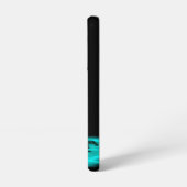 Angel , gedankenverloren , schwarz und grün samsung galaxy hülle (Linke Seite)