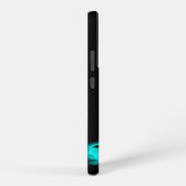 Angel , gedankenverloren , schwarz und grün samsung galaxy hülle (Rechte Seite)