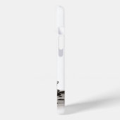 Angel , gedankenverloren , schwarz-weiß Design Case-Mate iPhone Hülle (Rückseite / Links)