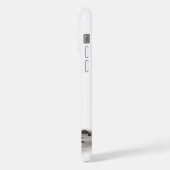 Angel , gedankenverloren , schwarz-weiß Design iPhone Hülle (Linke Seite)