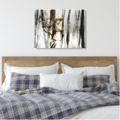 Angel geht durch die winterwackeligen Canvas Leinwanddruck (Insitu (Schlafzimmer))