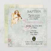 Angel Geigenspiel Einladung (Vorne/Hinten)