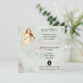 Angel Geigenspiel Einladung (Stehend Vorderseite)