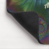 ANGEL ~ Gelbes Aqua und blaues Design Mousepad (Ecke)