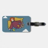 Angel Gepäckanhänger (Rückseite horizontal)