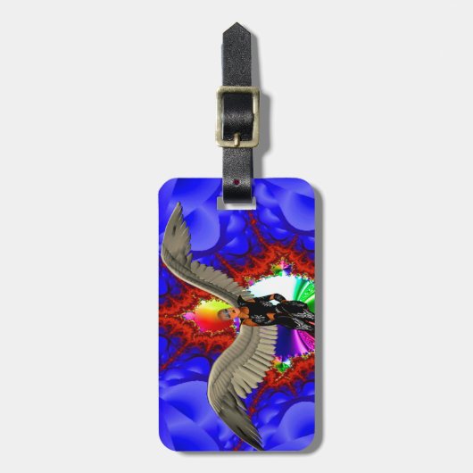 Angel Gepäckanhänger (Vorderseite vertikal)