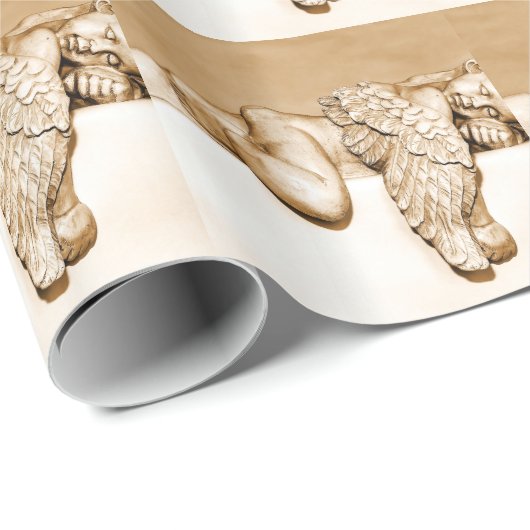 Angel Geschenkpapier (Rolleneckpunkt)