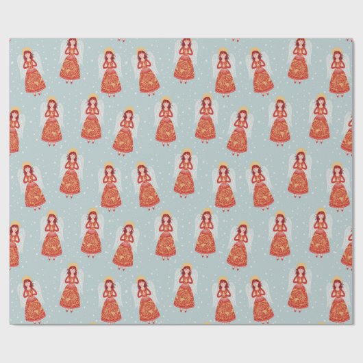 Angel Geschenkpapier (Flach)