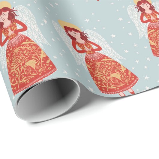 Angel Geschenkpapier (Rolleneckpunkt)