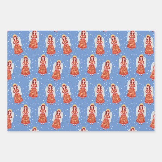 Angel Geschenkpapier Set (Vorderseite 3)