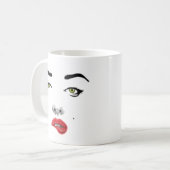 Angel-Gesicht Kaffeetasse (Vorderseite Links)