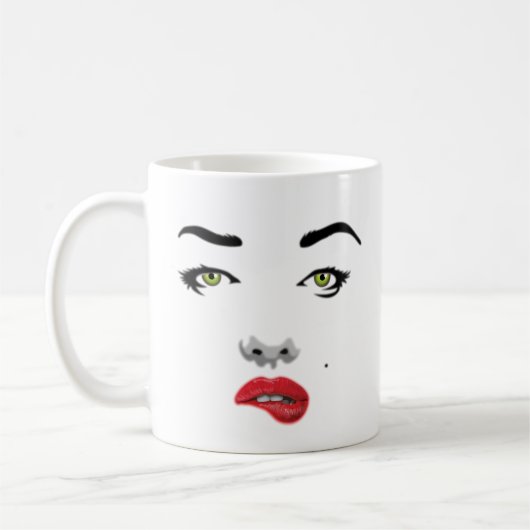 Angel-Gesicht Kaffeetasse (Links)