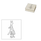 Angel Giraffe Doodle Gummistempel (Stempel)