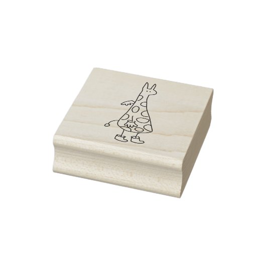 Angel Giraffe Doodle Gummistempel (Stempel)