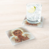 Angel Glasuntersetzer (Schrägansicht)