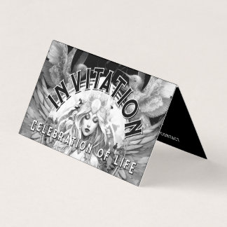 Angel Goddess Life Celebration Birthday Einladung