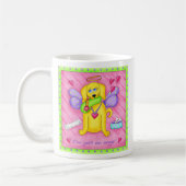 Angel Golden Yellow Dog mit Shoe Kaffeetasse (Links)