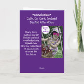 Angel Gravestone schreiben Karte (Rückseite)