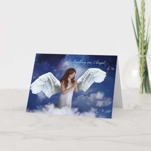 Angel Greeting Card Karte (Vorderseite)