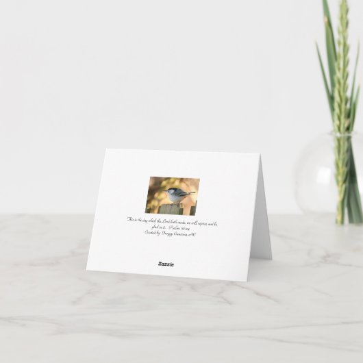 Angel Greeting Card Karte (Rückseite)