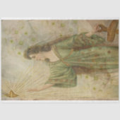 Angel Greeting Christmas Star Seidenpapier (Vorderseite)