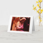 Angel-Grußkarte (Leere) Karte (Gelbe Blume)