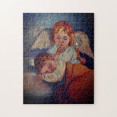 Angel Guardian Gemälde Puzzle (Vertikal)