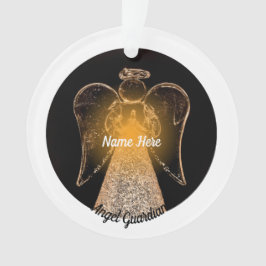 Angel Guardian Name Ornament
