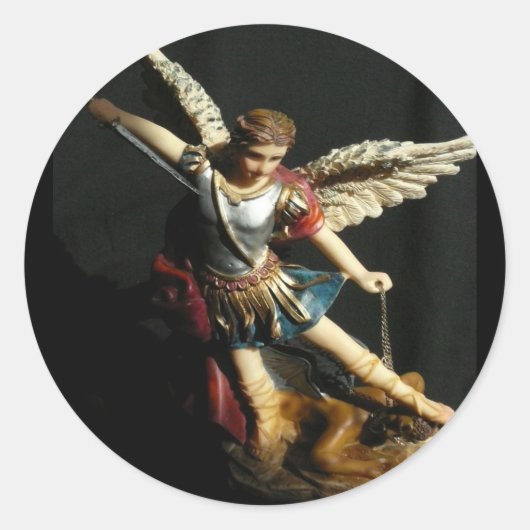 Angel Guardian Saint Michael Aufkleber (Vorderseite)