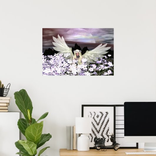 Angel Guardian Watch over Me Poster (Heimbüro)