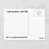 Angel Guarding a Girl Child Postkarte (Rückseite)