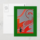 Angel Guarding Child and Teddy Bear Postkarte (Vorne/Hinten)