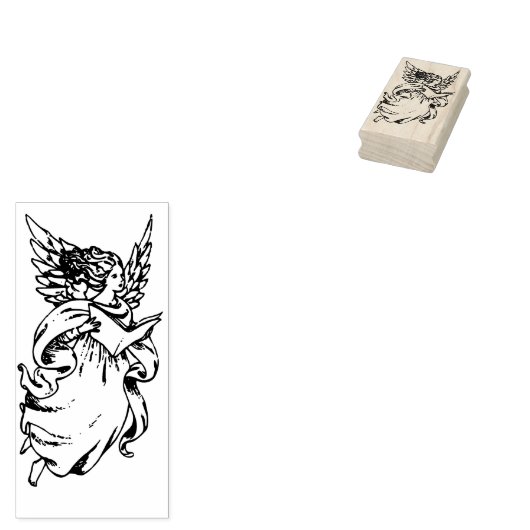 Angel Gummistempel (Stempel)