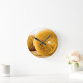 Angel Hair Runde Wanduhr (Zuhause)