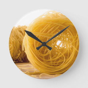 Angel Hair Runde Wanduhr