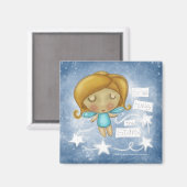 Angel Hangs the Stars Magnet (Vorderseite/Rückseite)