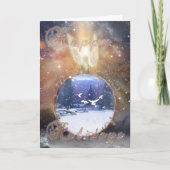 ANGEL HAPPY HOLIDAYS CHRISTMAS CARD KARTE (Vorderseite)